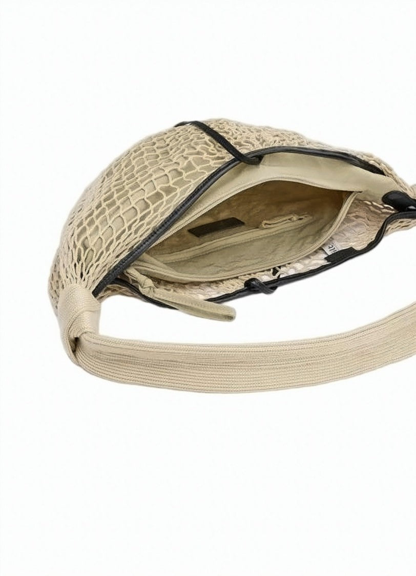 Lemaire Crescent-Shaped Woven Net Lemaire Bag