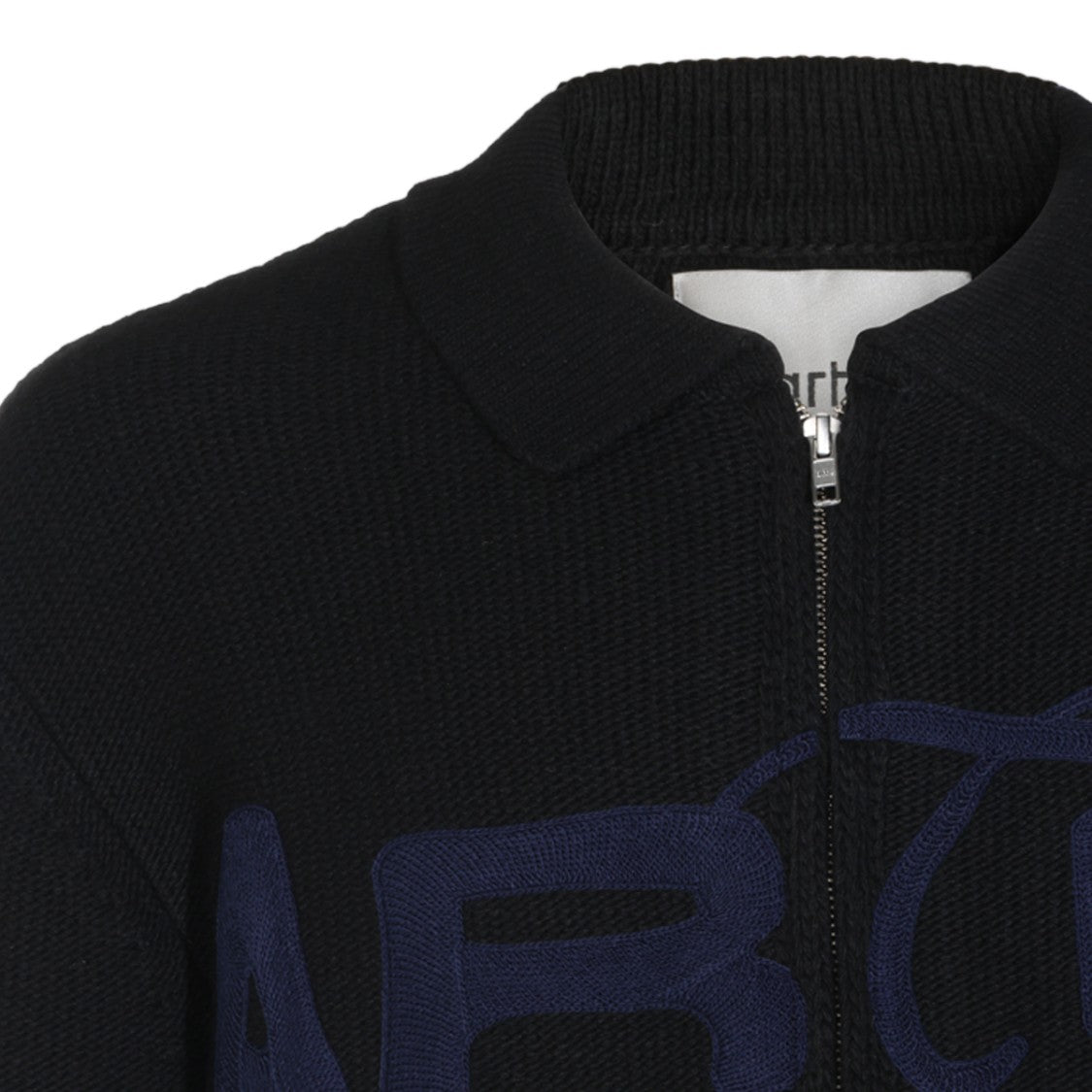 Arte Antwerp Full-Zip Logo Sweater