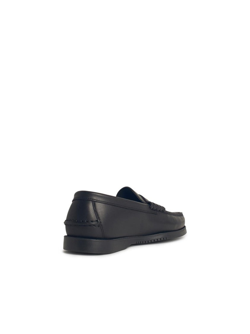 Paraboot 'Coraux' Black Leather Loafers