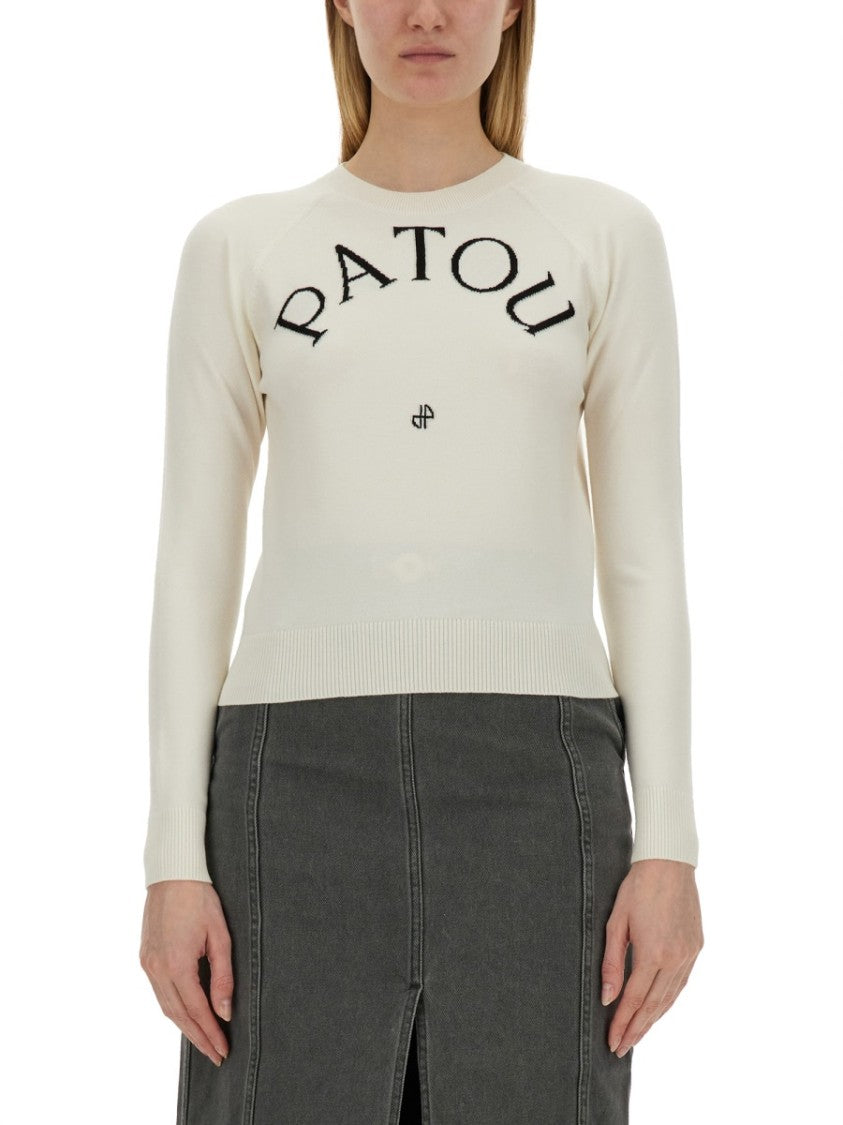 Patou Slim Fit Merino Wool Sweater