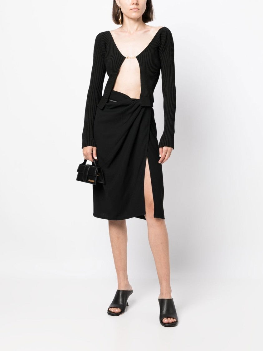 Jacquemus Ribbed Knit Cardigan