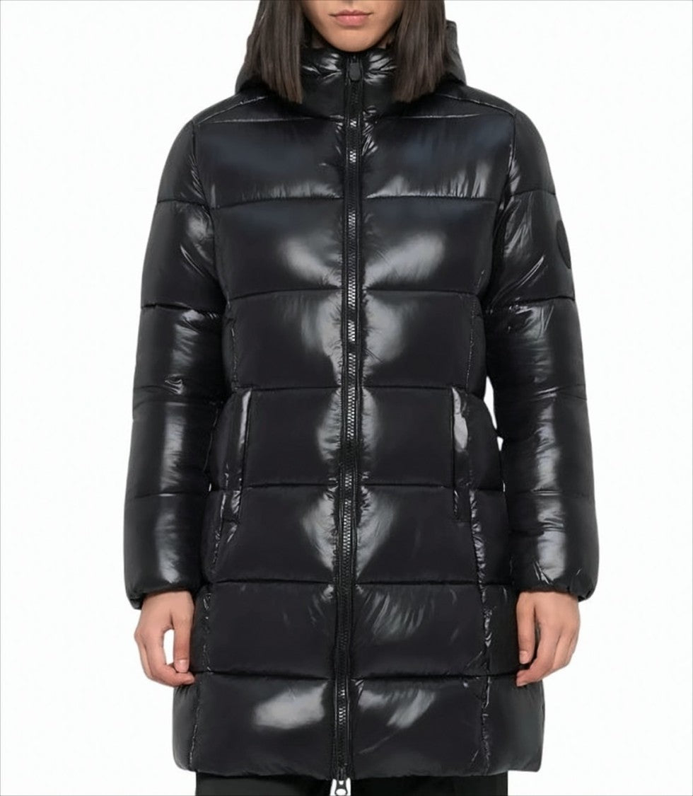 Save The Duck Quilted Down Jacket With Removable Hood