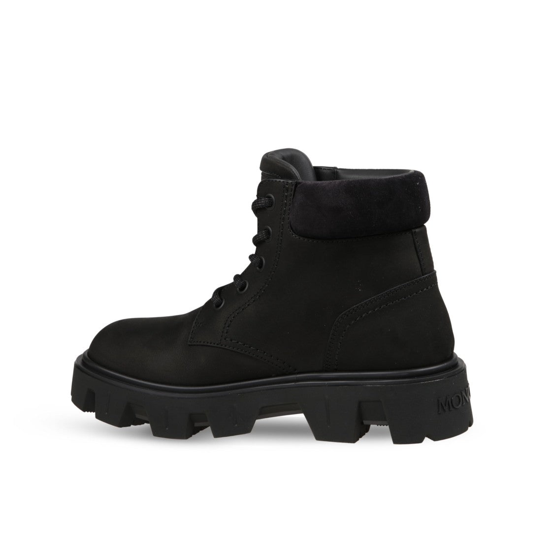 Moncler Rugged Ankle Boots With Sculpted Lug Sole