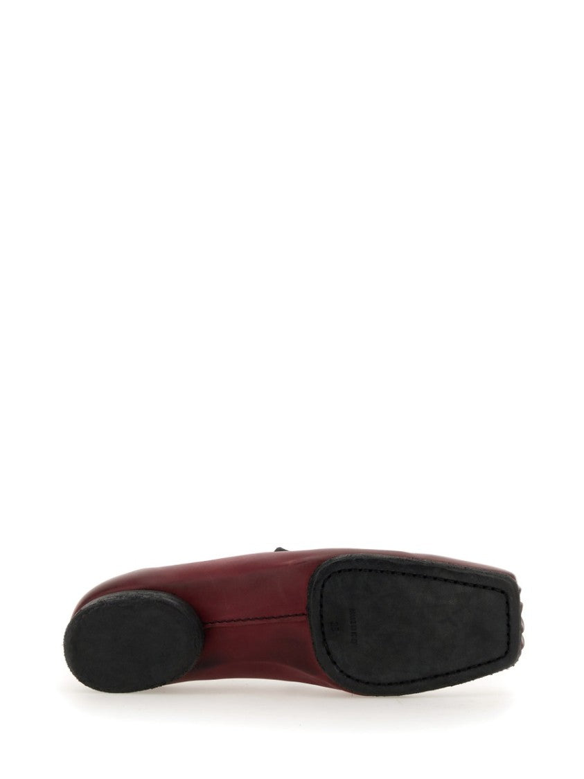 Uma Wang Deep Red Carbon Fiber Flats