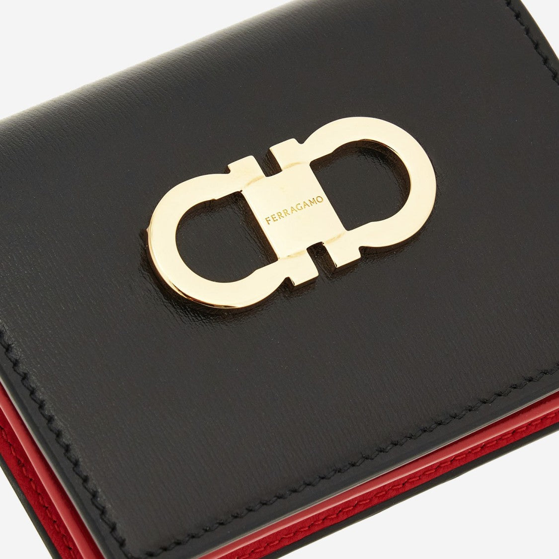 Salvatore Ferragamo Compact Wallet Gancini