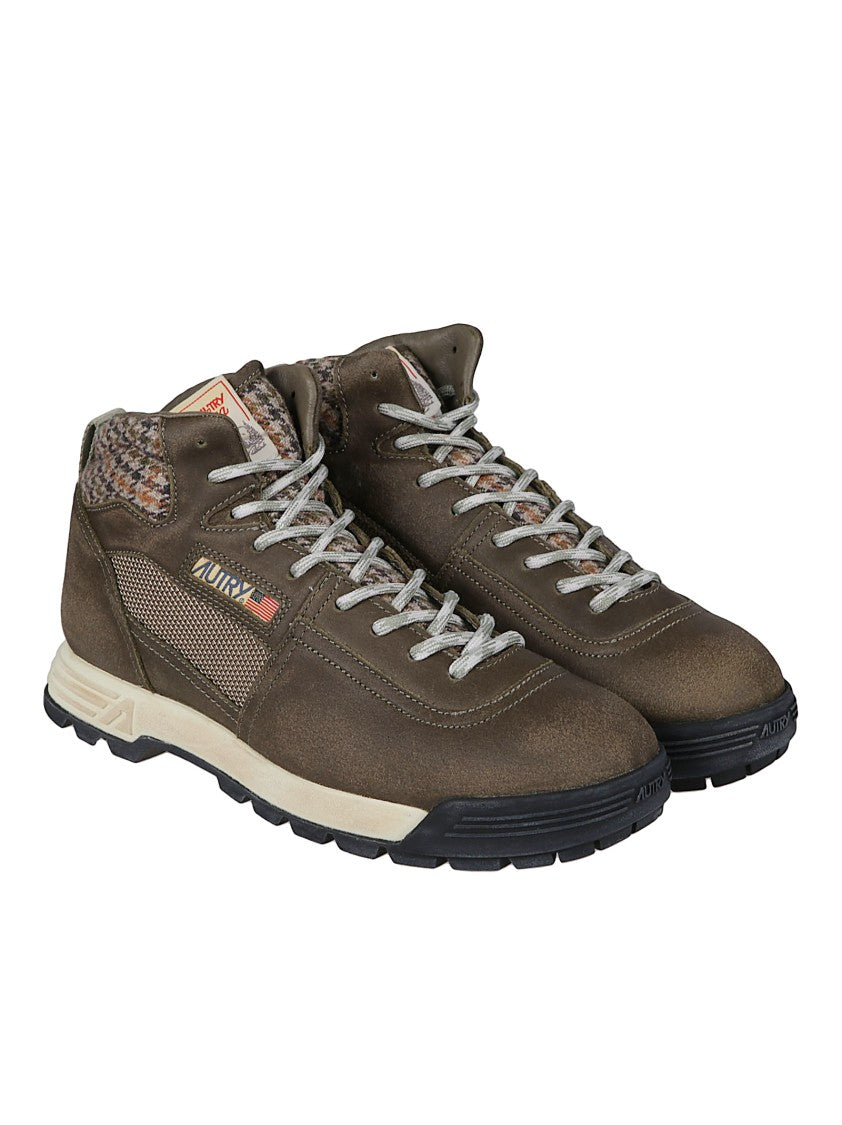 Autry Malga Mid Trekking Calf Leather Boots