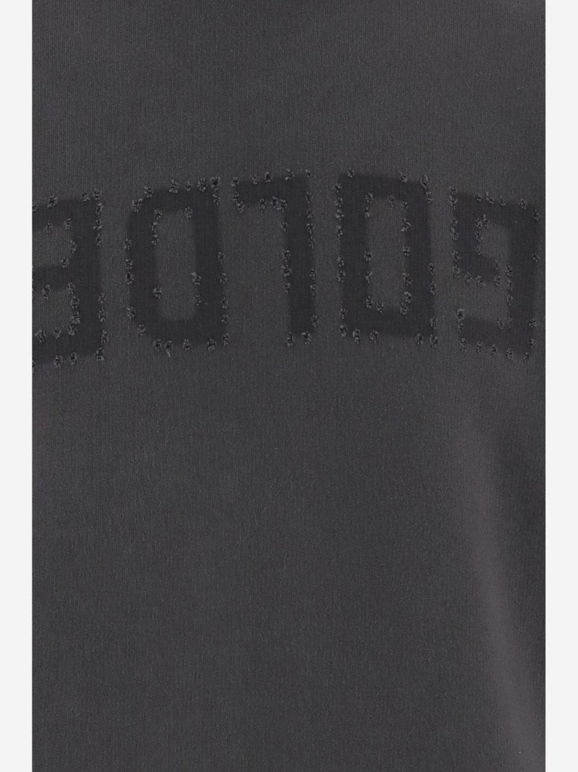 Golden Goose Cotton Crew Neck Logo Sweatshirt