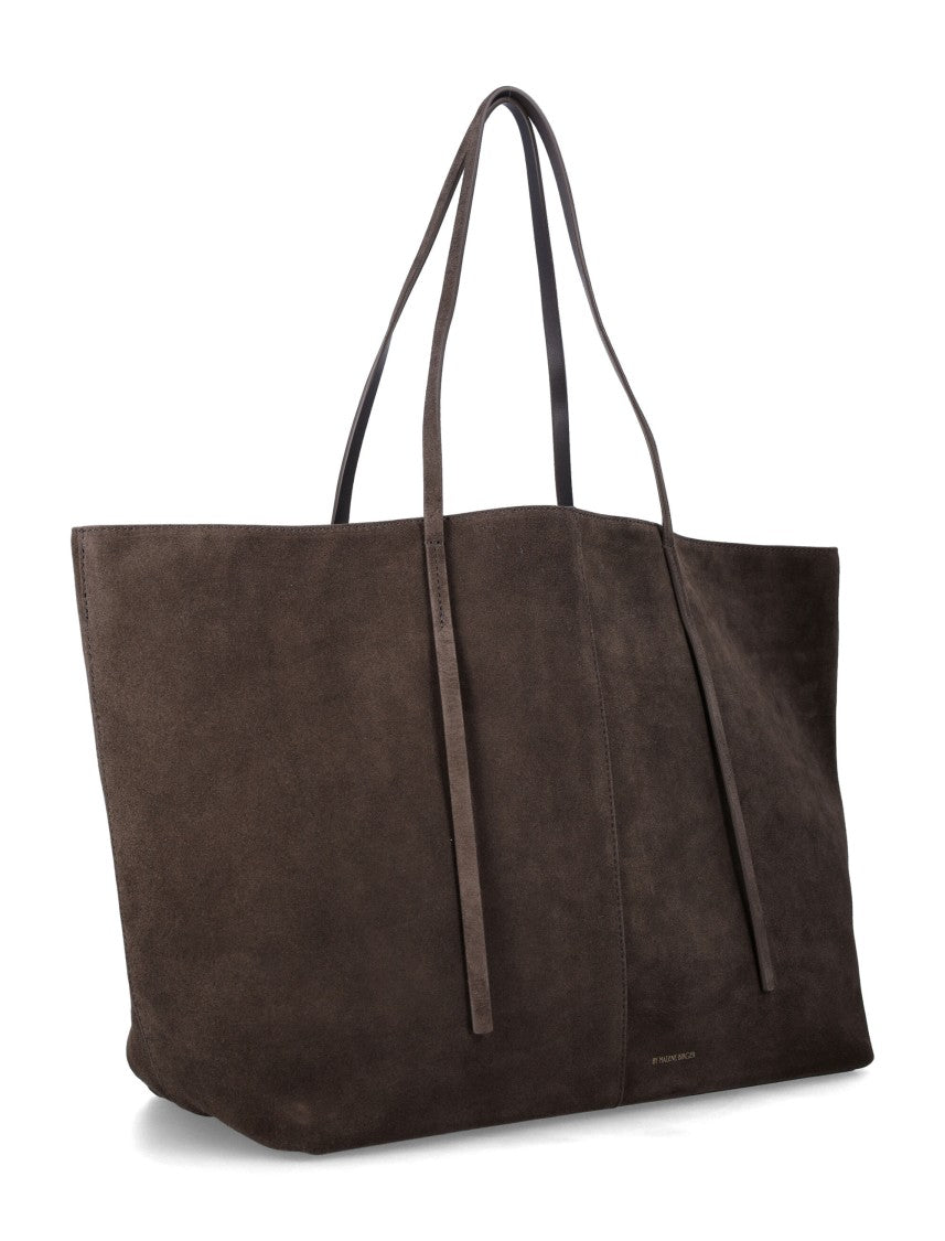 By Malene Birger Abilla Oversized Leather Tote Bag In Suede