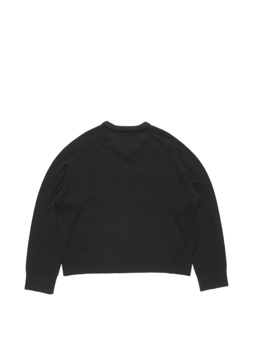 Acne Studios Camel Classic V-Neck Camel Hair Sweater