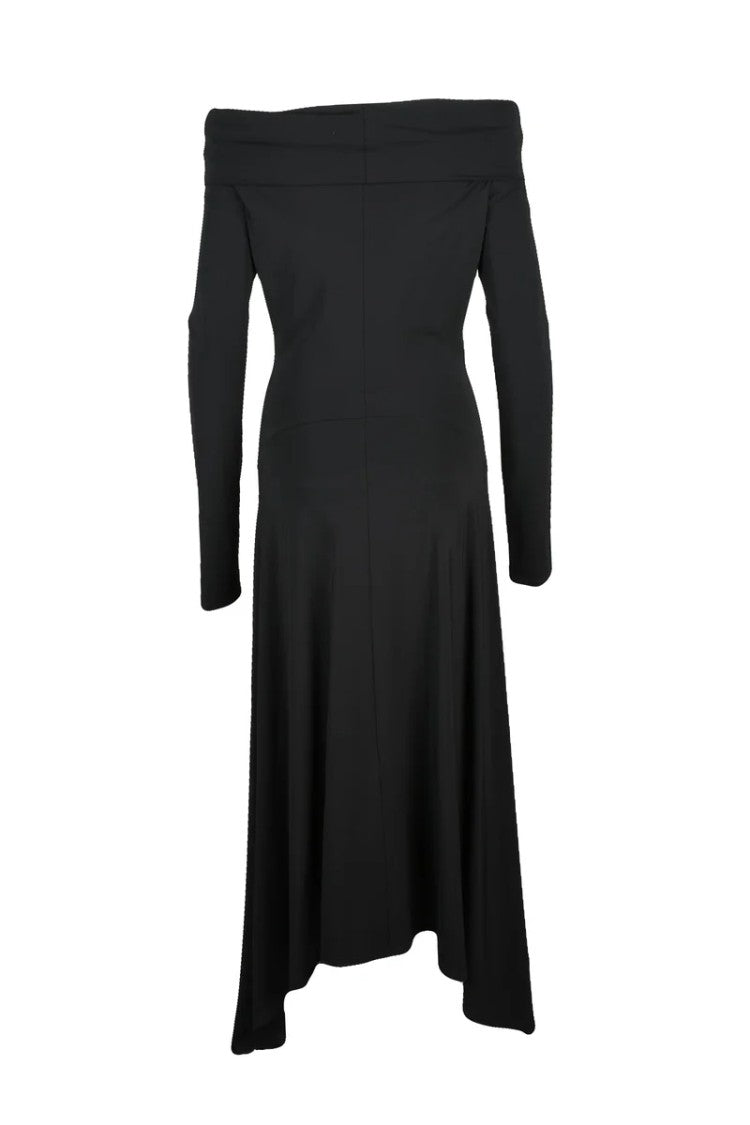 Max Mara Gerla Long Lycra Dress - Black