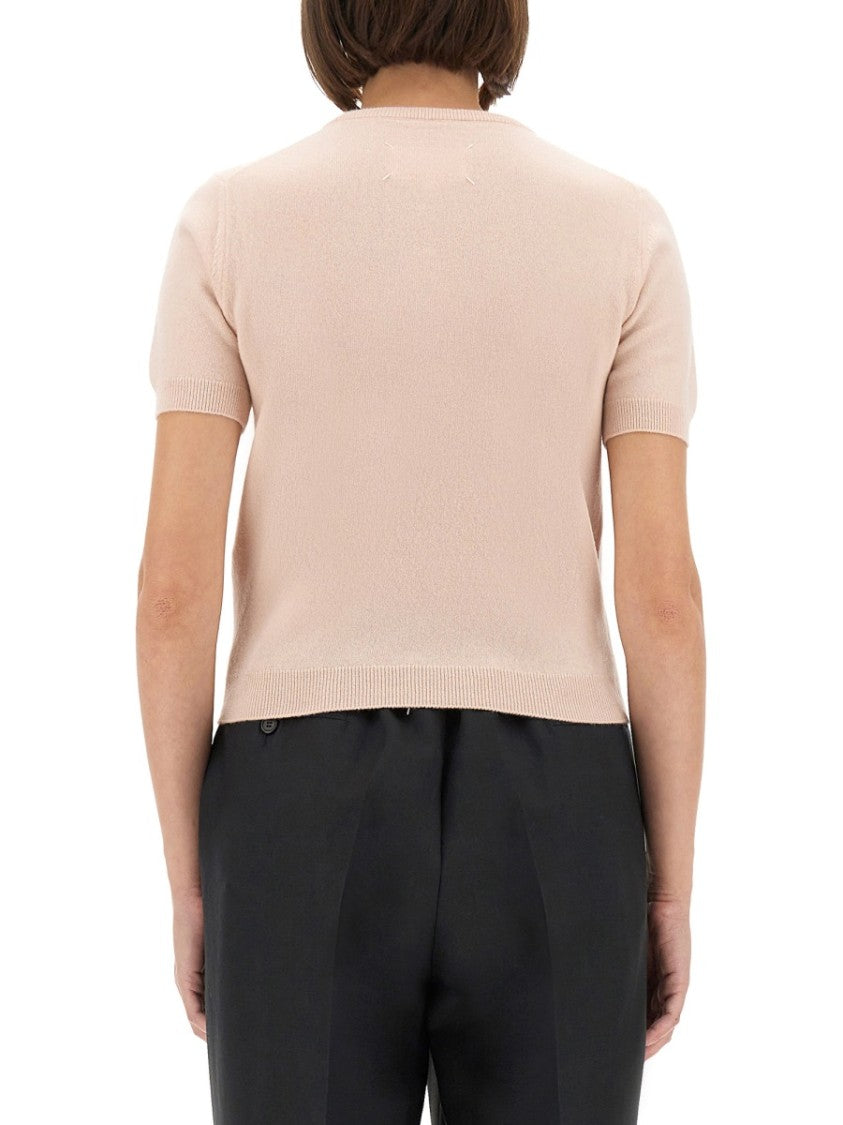Maison Margiela Wool Crew Neck T-Shirt