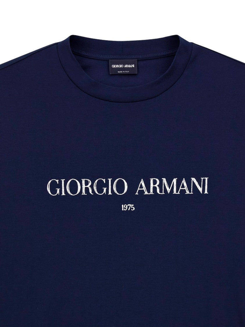 Giorgio Armani Cotton Interlock Jersey T-Shirt