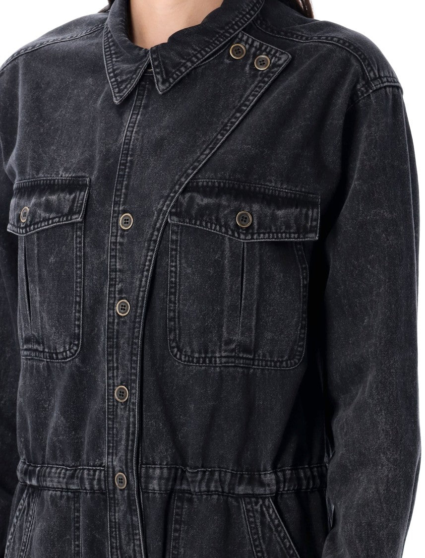 Isabel Marant Étoile Nadia Relaxed Denim Jumpsuit