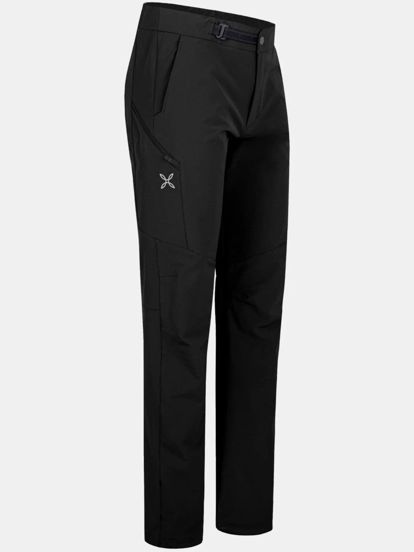 Montura Minimalist Black Cargo Pants With Secure Waistband