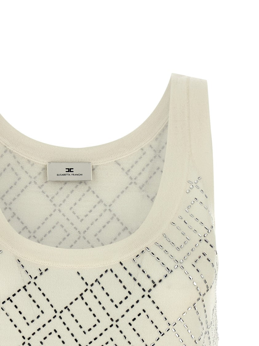 Elisabetta Franchi Crystal Top