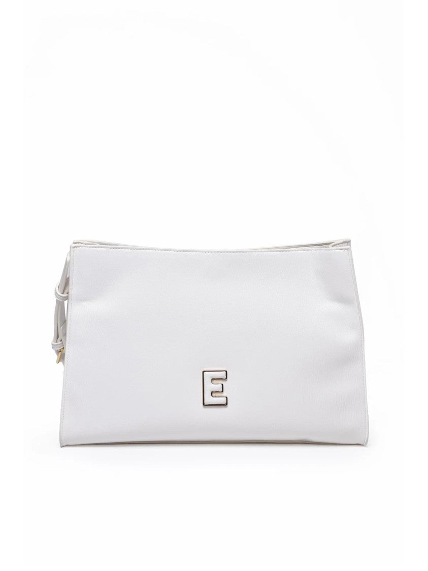 Ermanno Firenze Teresa Hobo Shoulder Bag With Magnetic Snap Closure And Metallic Emblem