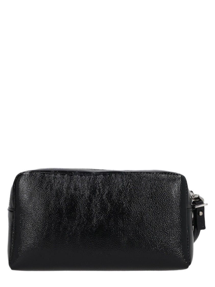 Courrèges Glossy Varnished Cow Leather Beauty Case By Courrèges
