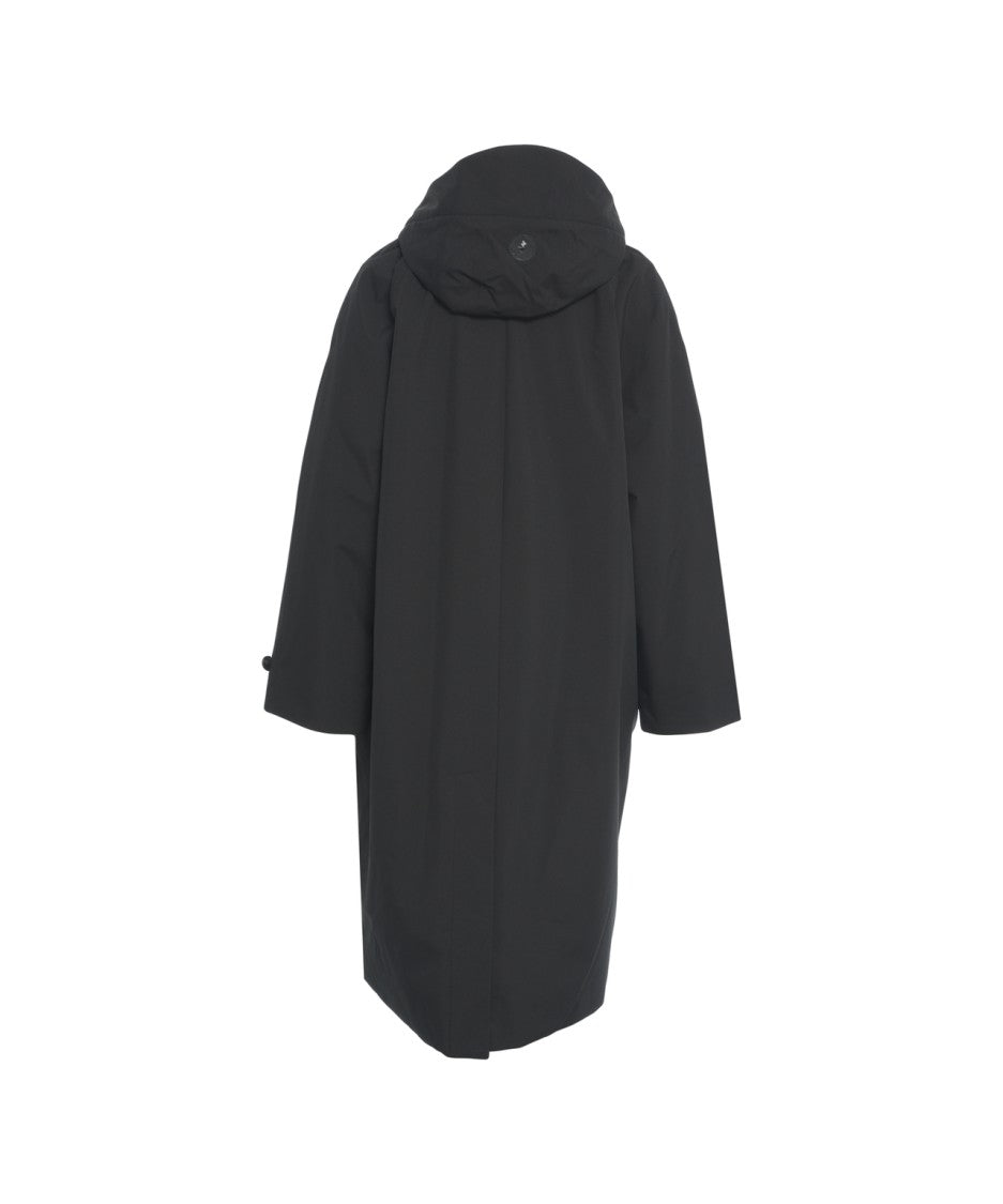 Save The Duck Long Streamlined Parka With Practical Hood And Plumtech Insulation