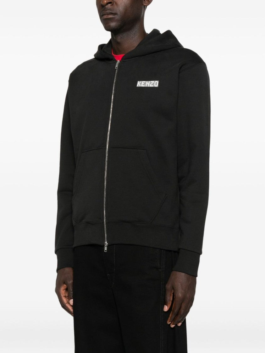 Kenzo Hooded Black Sweater