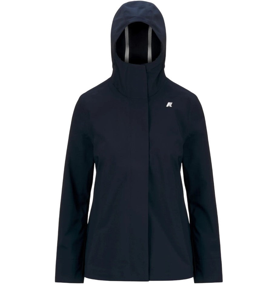 K-Way A-Line Short Coat With Adjustable Hood