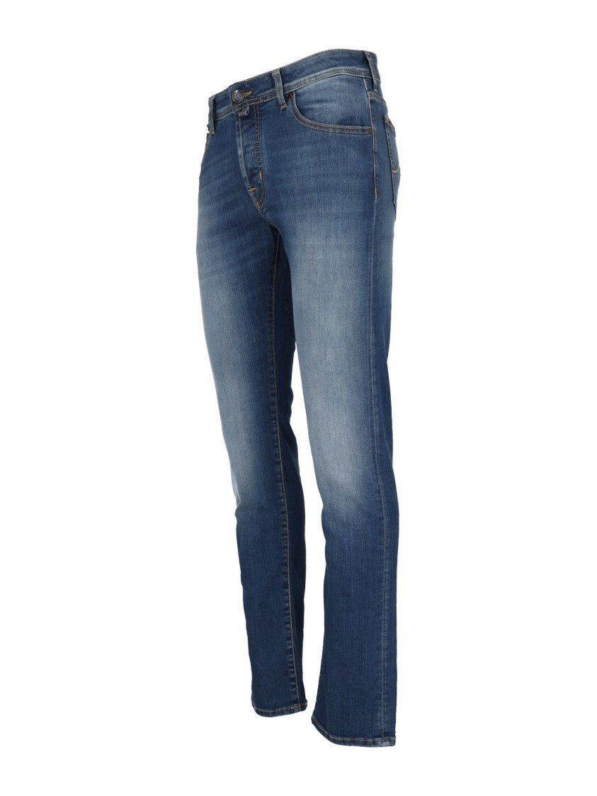 Jacob Cohen Classic Five-Pocket Slim Fit Jeans With Tapered Leg