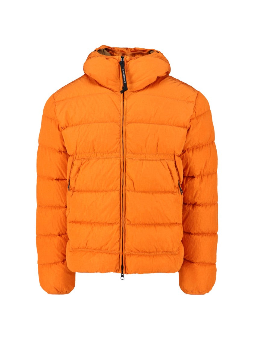 C.P. Company Quilted Puffer Jacket – Orange
