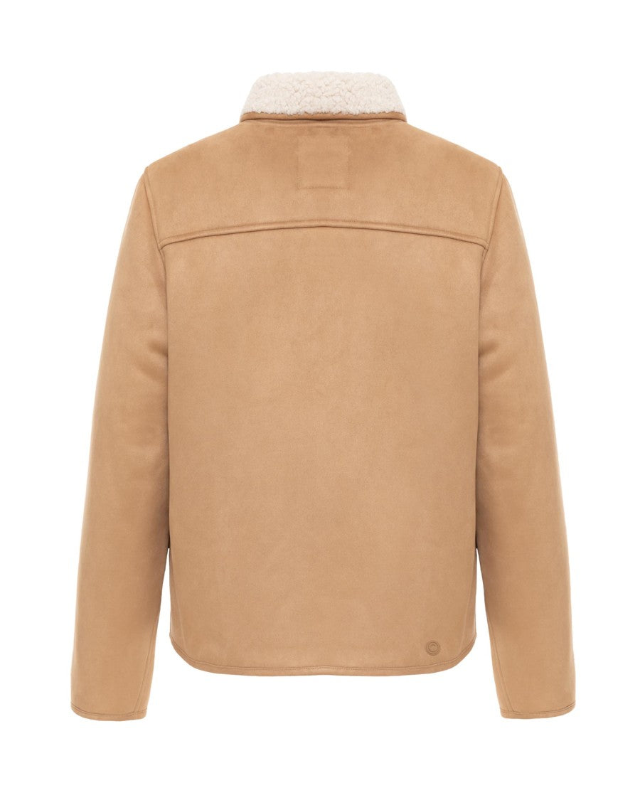 Colmar Marrakech White Shearling Collar Casual Leather Jacket