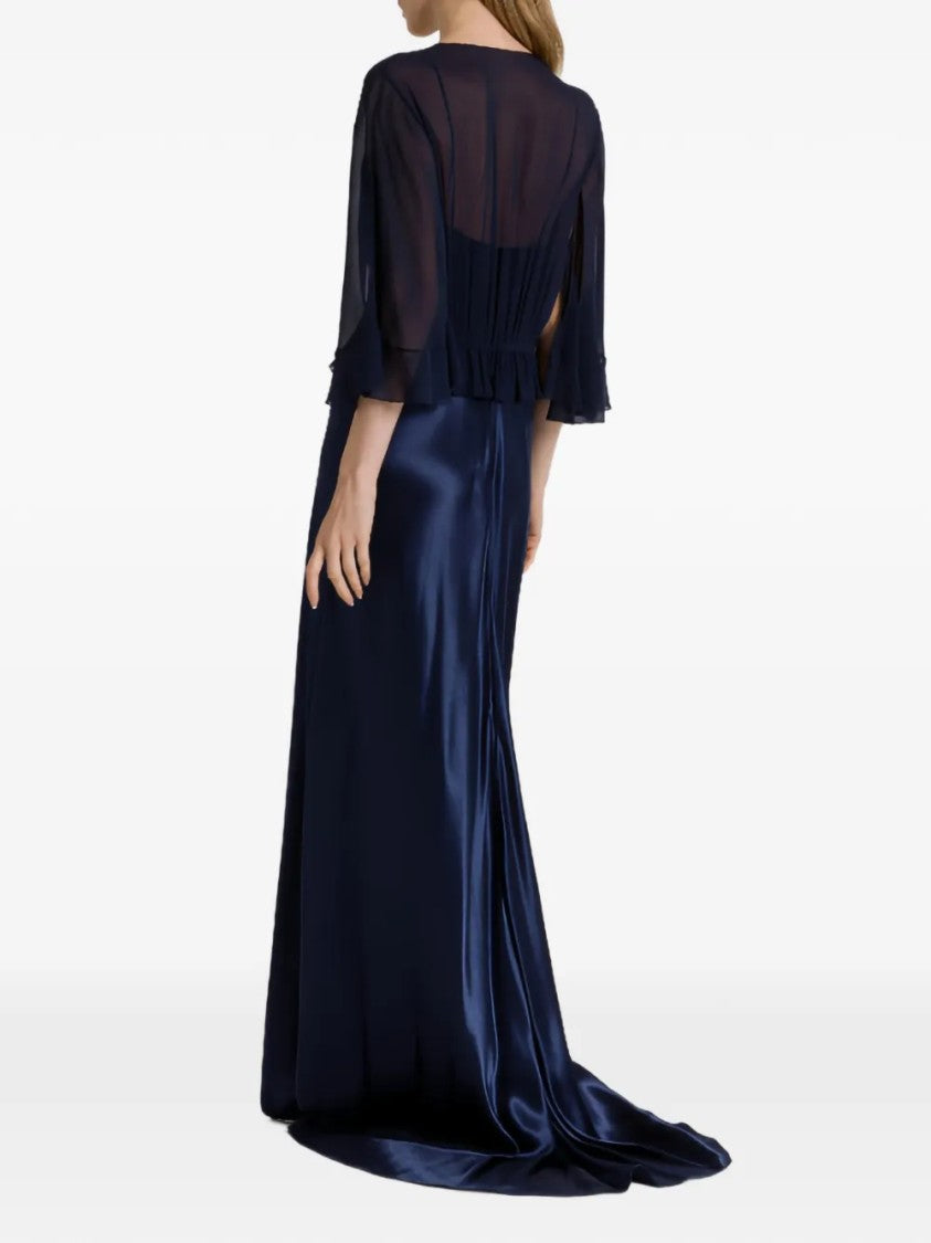 Alberta Ferretti Classic Tailored Fit Minimalist Dress