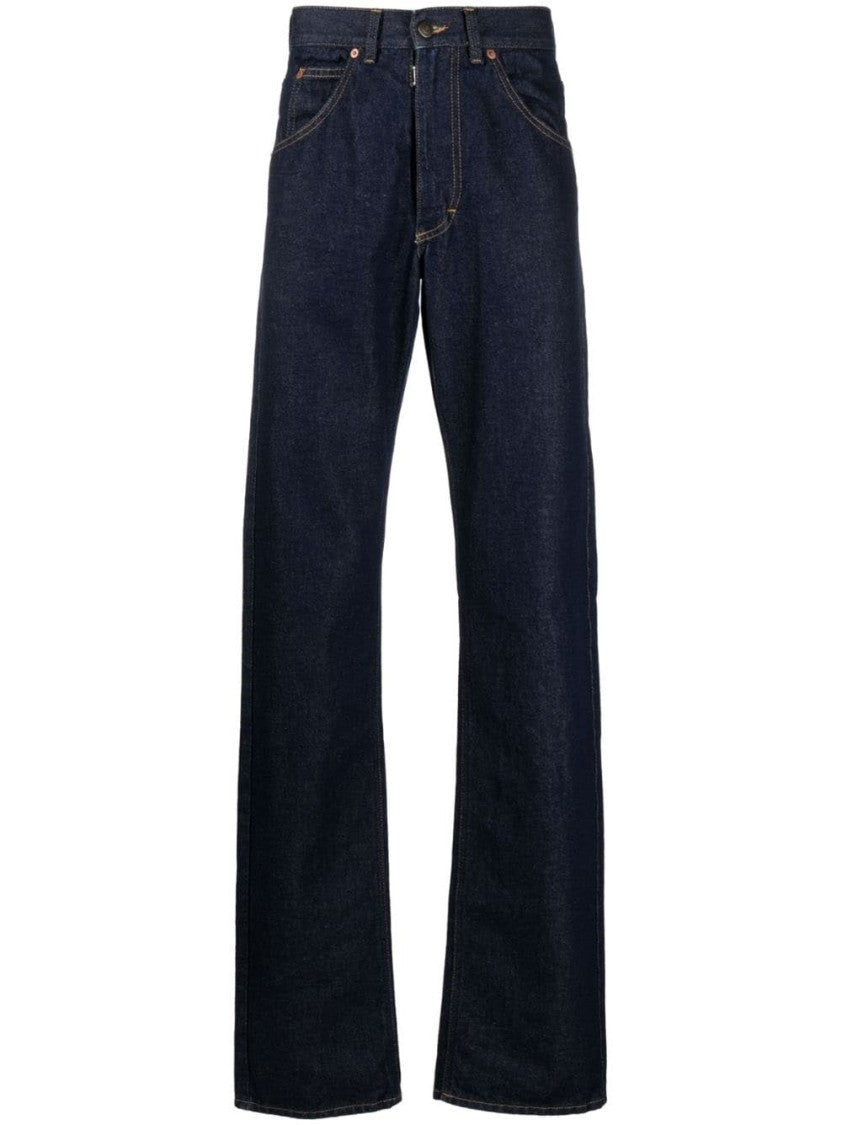 Maison Margiela Straight Denim Jeans With Five-Pocket Design