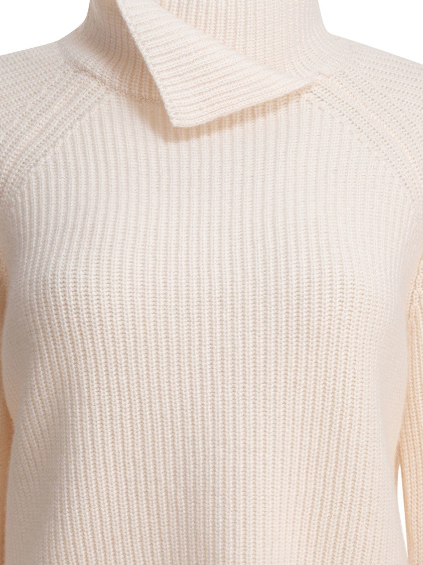 Kangra Asymmetrical Cashmere Knit Sweater