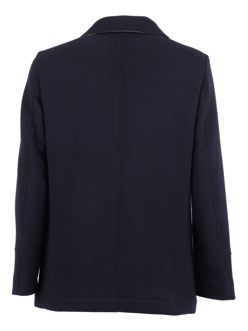 Camplin Island - S Double-Breasted Wool Coat