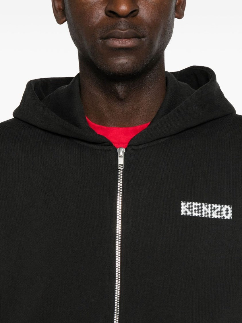 Kenzo Hooded Black Sweater