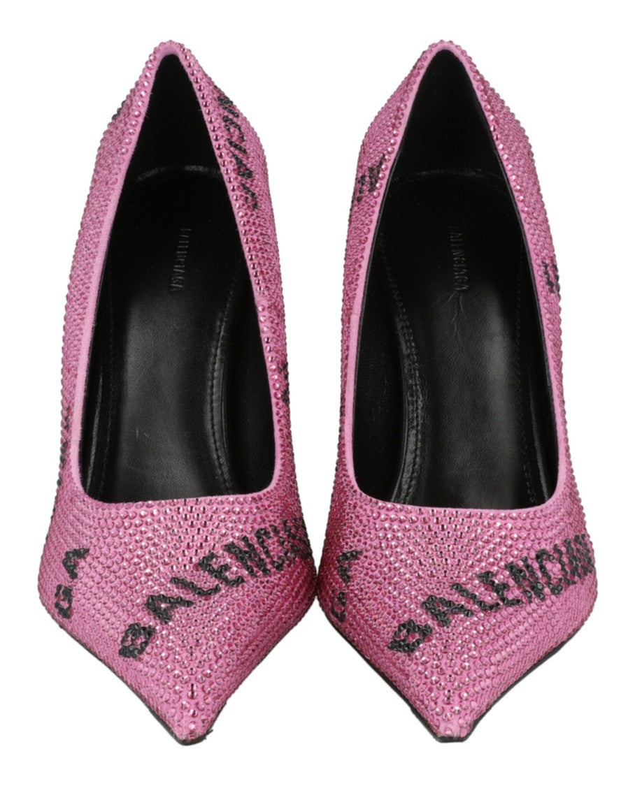 Balenciaga Square Knife Embellished Pumps
