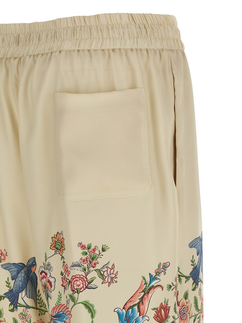 Etro Flora And Fauna Printed Trousers