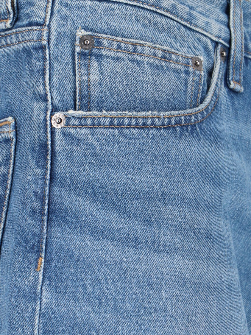 Sunflower Straight-Leg Light Blue Cotton Denim Jeans