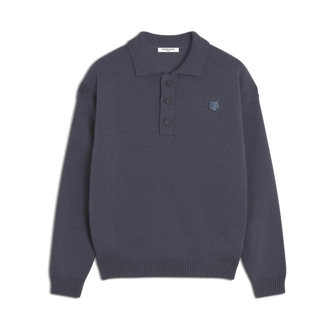Maison Kitsuné Classic Grey Polo Shirt