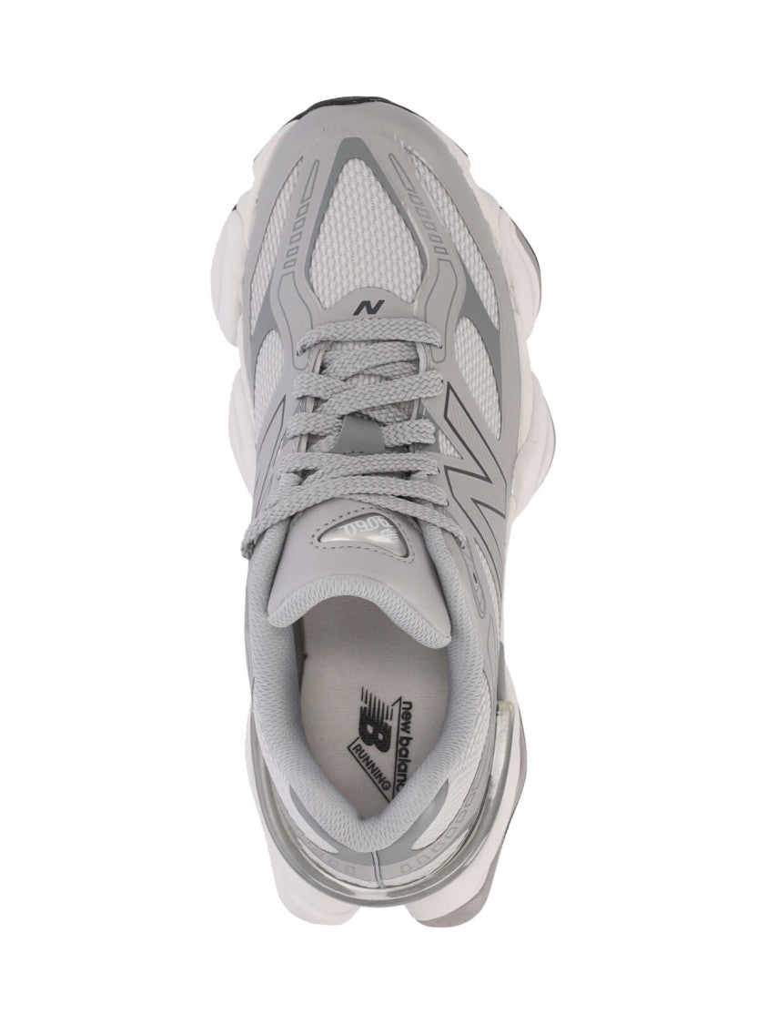 New Balance Layered Grey Sneakers With Cushioned Sole
