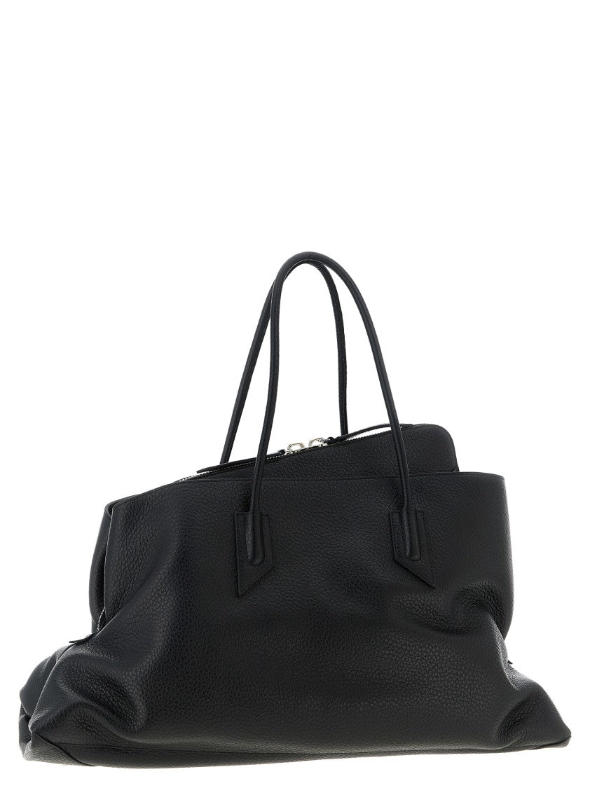 The Attico 'La Passeggiata Large' Grain-Effect Leather Bag
