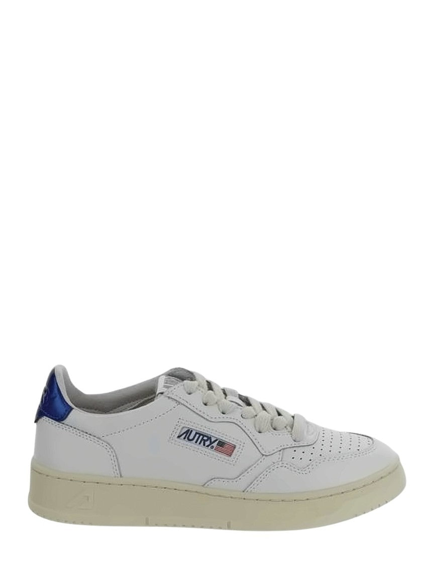 Autry Low-Top Leather Sneakers With Perforated Detailing