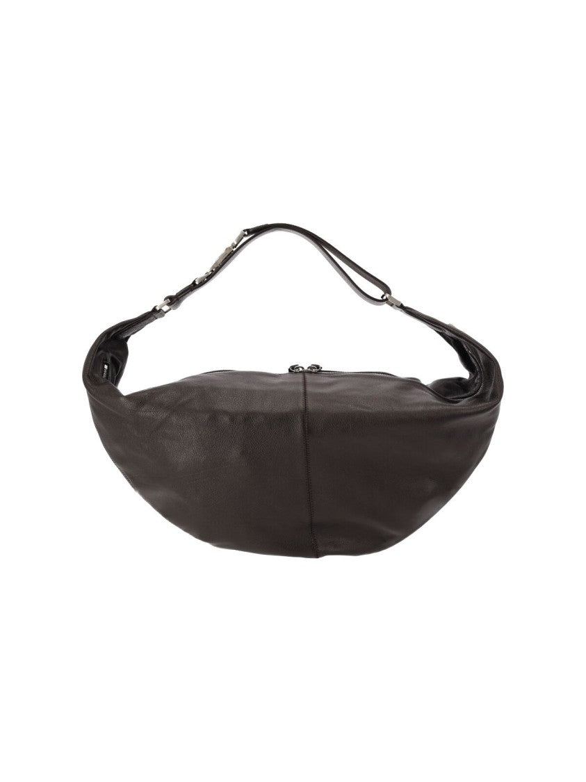 Lemaire Black Sleek Elongated Adjustable Shoulder Bag