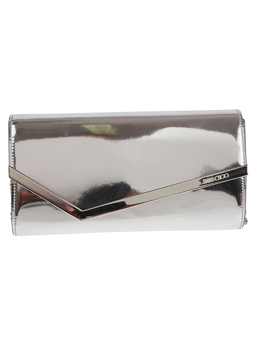 Jimmy Choo Emmie Patent Leather Clutch