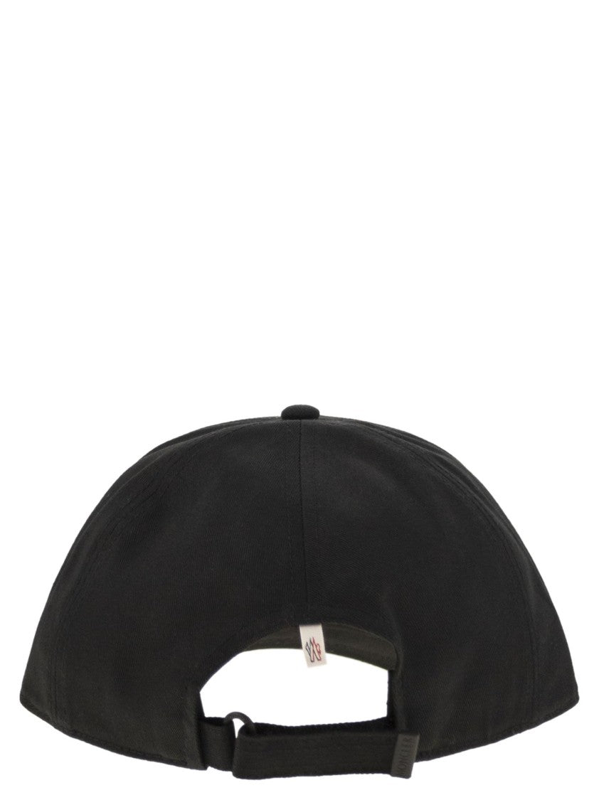 Moncler Grenoble Cotton Gabardine Baseball Cap