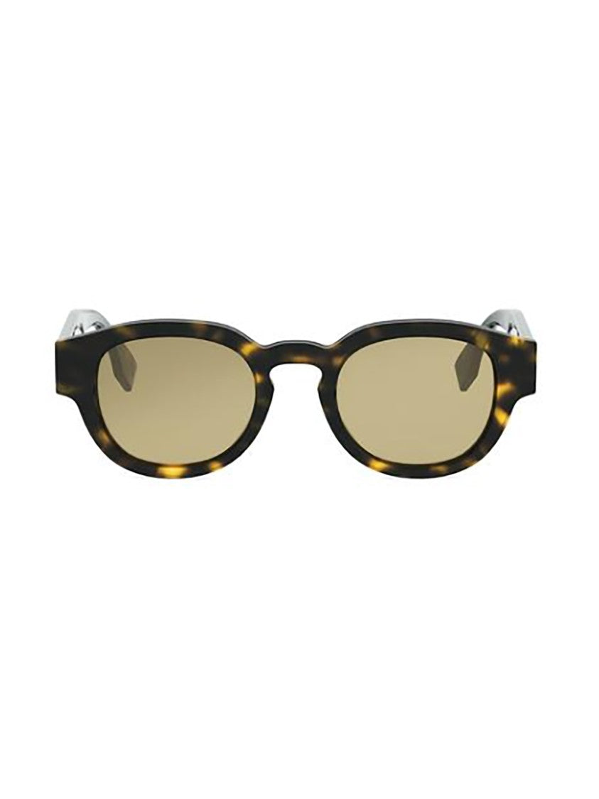 Fendi Tortoiseshell Fe40182i Classic Oval Sunglasses