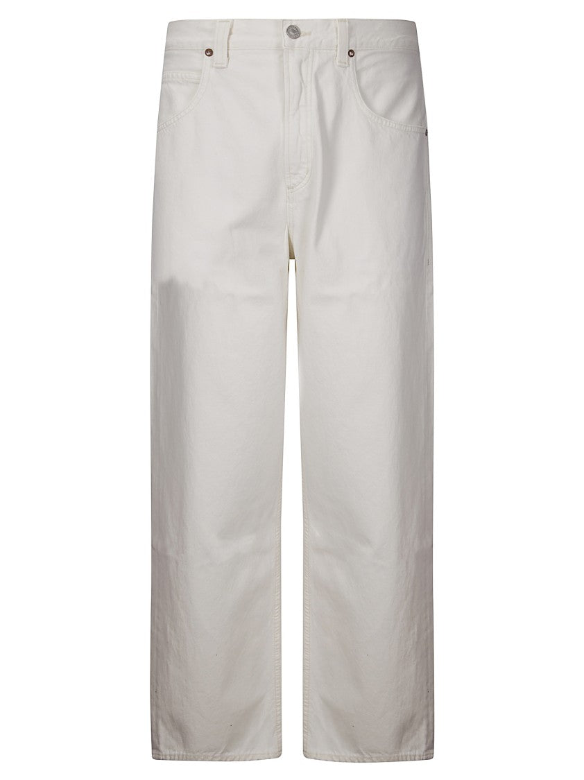 Agolde Fusion Jeans In Chalk White