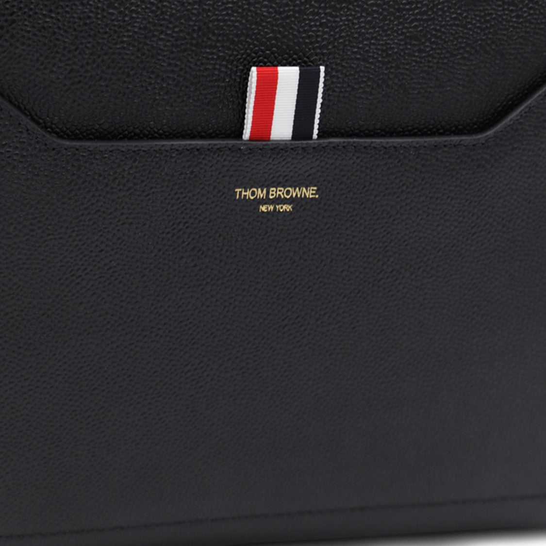 Thom Browne Black Top Handle Bag