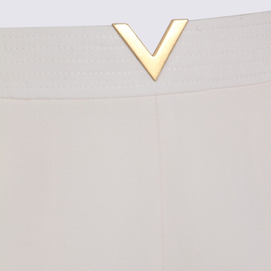 Valentino Tailored Ivory Shorts