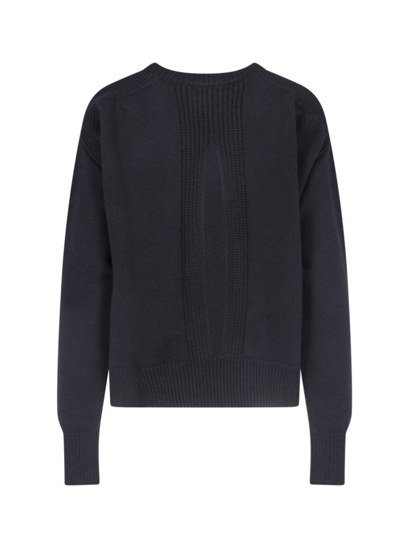 Sa Su Phi Cashmere Sweater In Black Cashmere