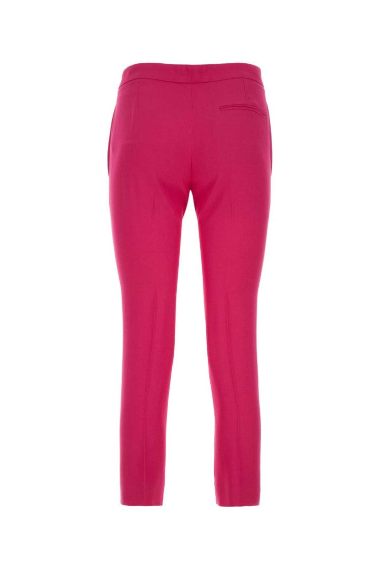 Alexander Mcqueen Fuchsia Crepe Pant