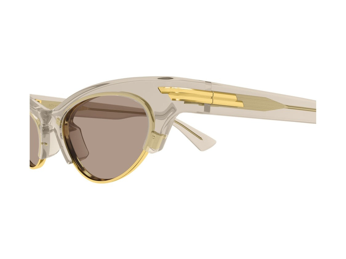 Bottega Veneta Bv1431s Translucent Acetate Cat-Eye Sunglasses