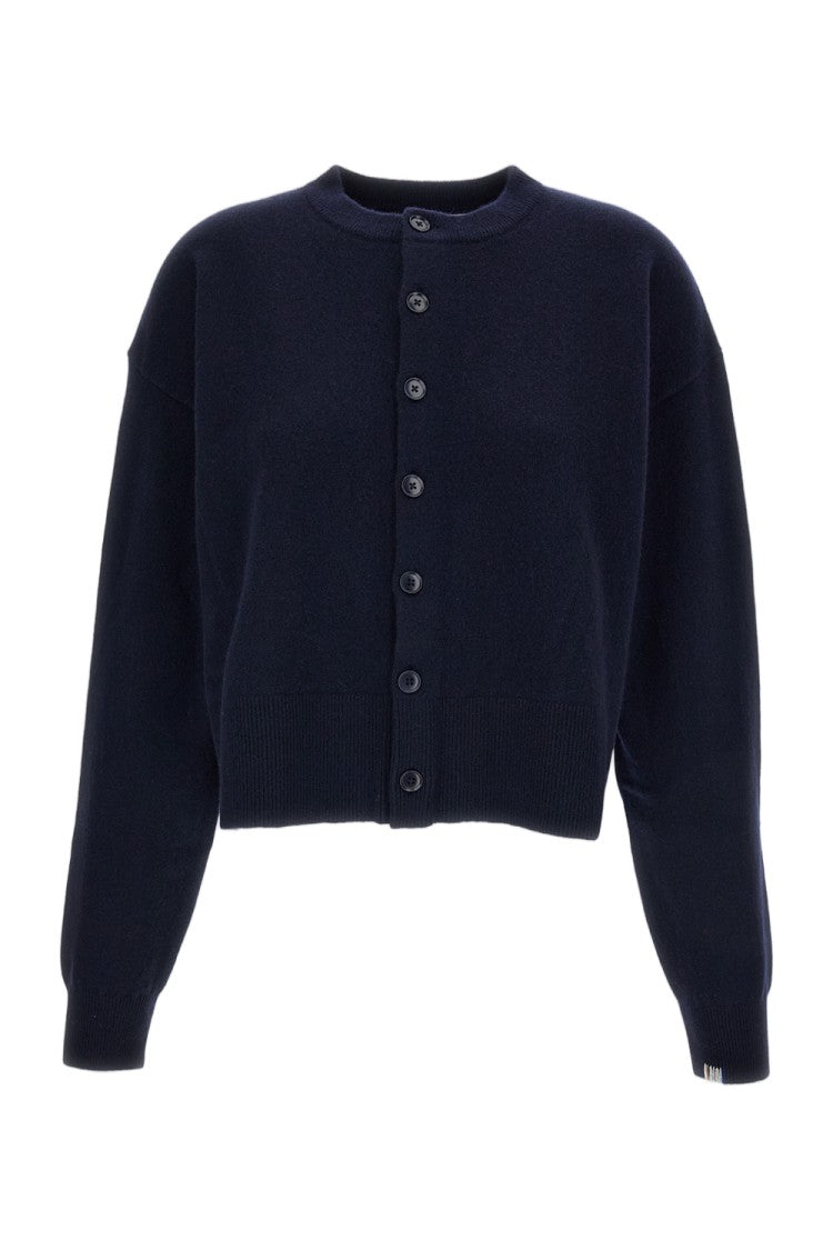 Extreme Cashmere Blue Cashmere-Blend N.170 Cardigan